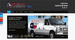 Desktop Screenshot of locksmithmcallen.com